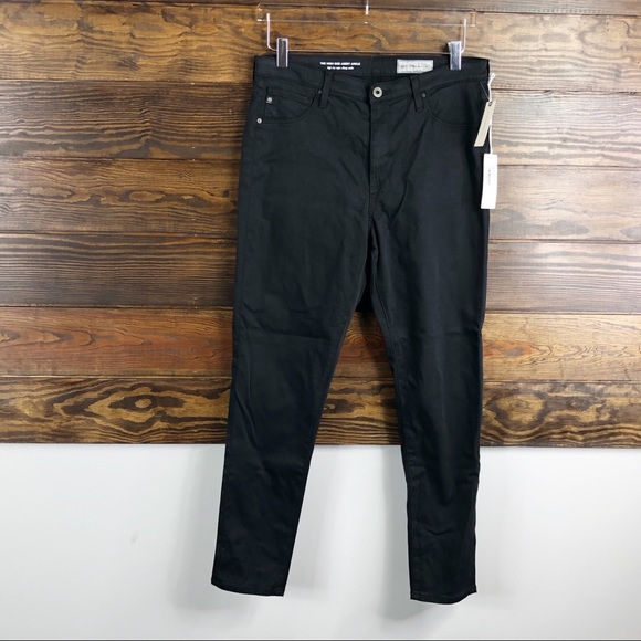 AG The Abbey Sateen High-rise Skinny Ankle Jeans - Picture 2 of 8
